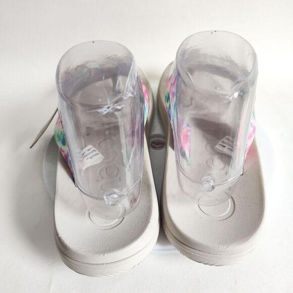 New Chaco Flip Flops Tie Dye Chillos Colorful Womens Size 8 NWT Comfort Sandals - Picture 4 of 14